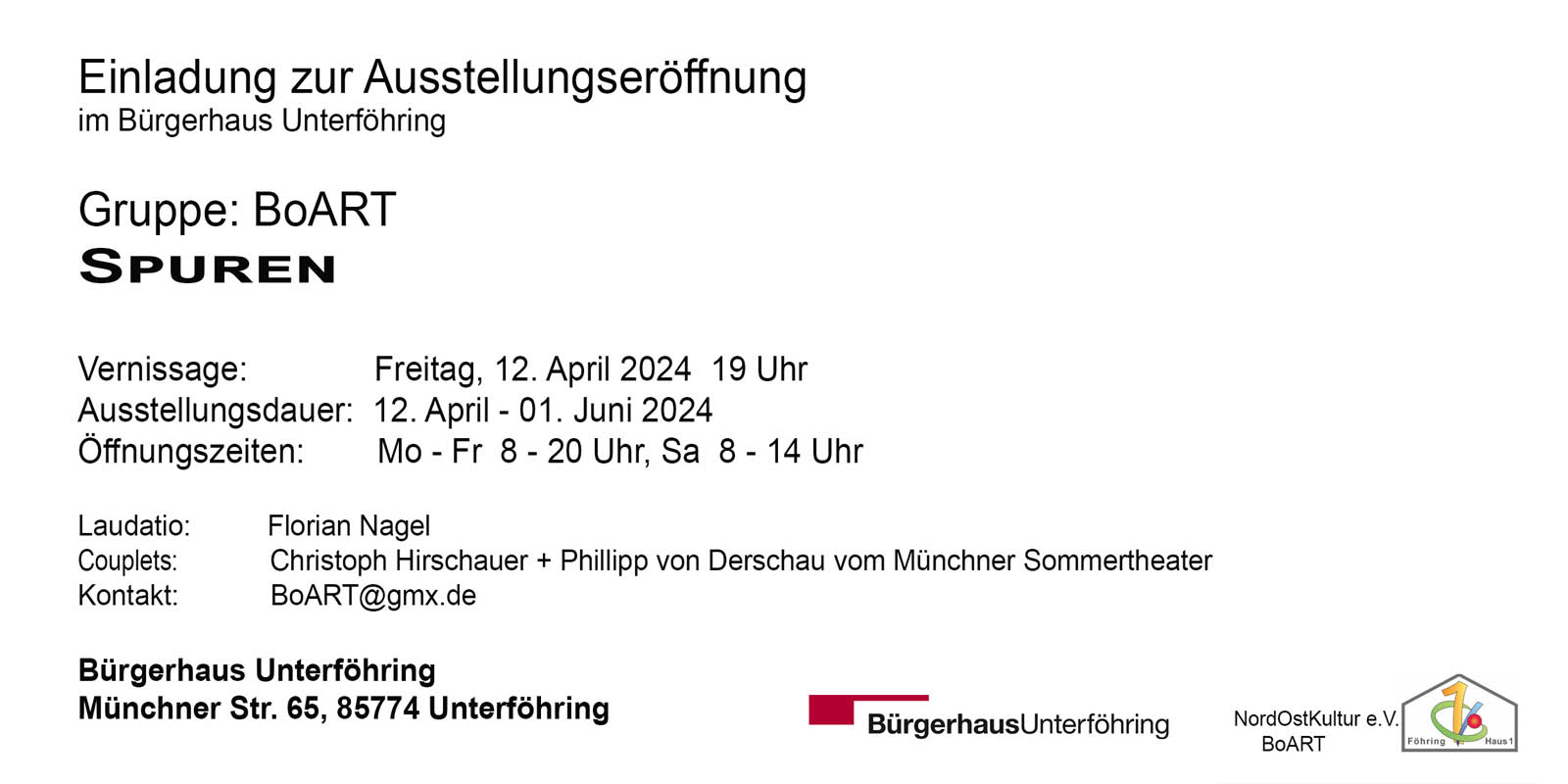 Flyer Bürgerhaus